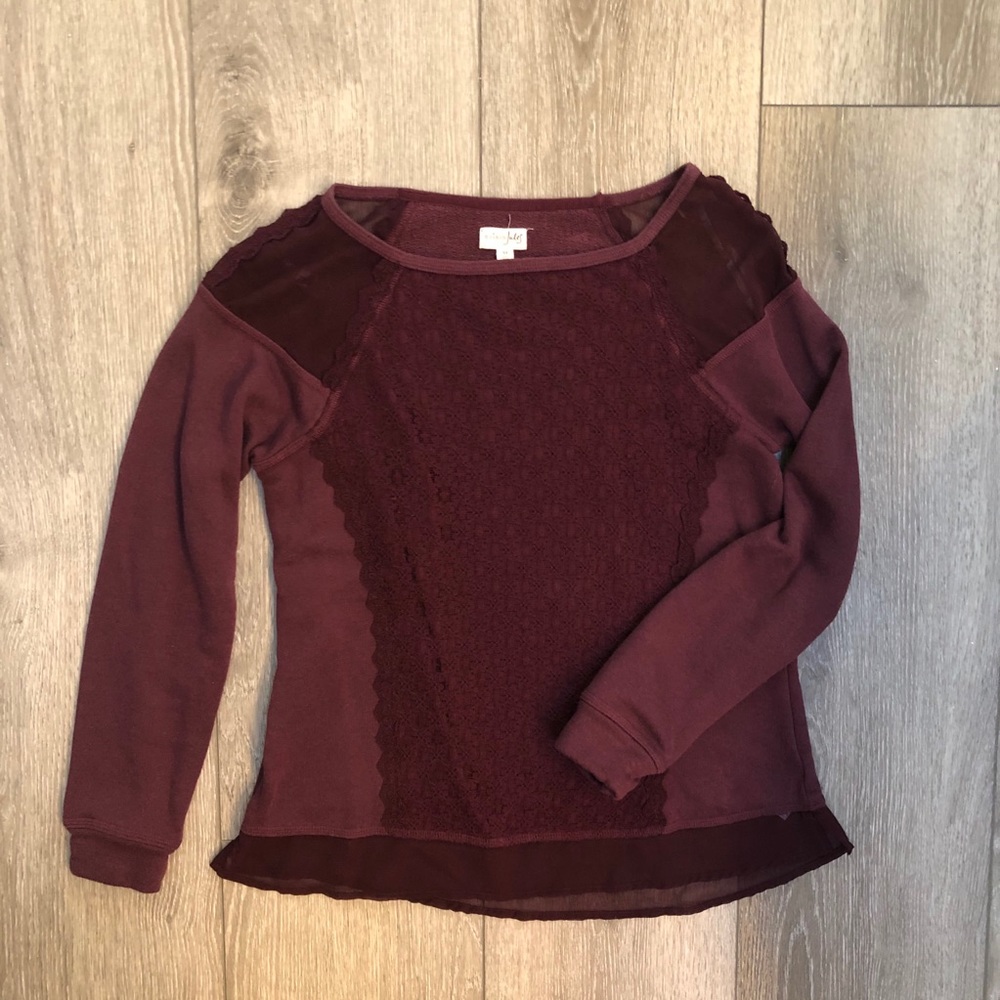 Maison Jules sweater purple medium